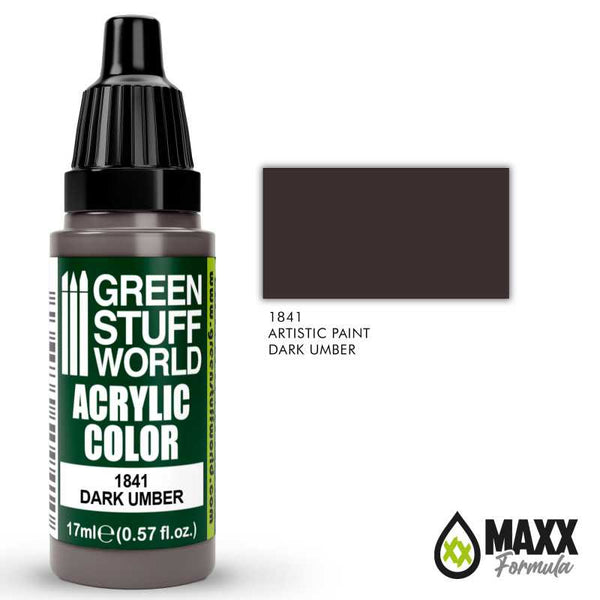 GREEN STUFF WORLD Acrylic Color - Dark Umber 17ml