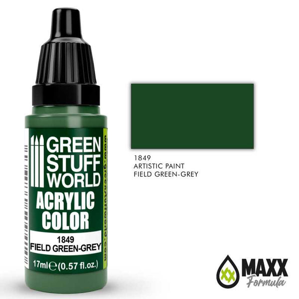 GREEN STUFF WORLD Acrylic Color - Field Green-Grey 17ml