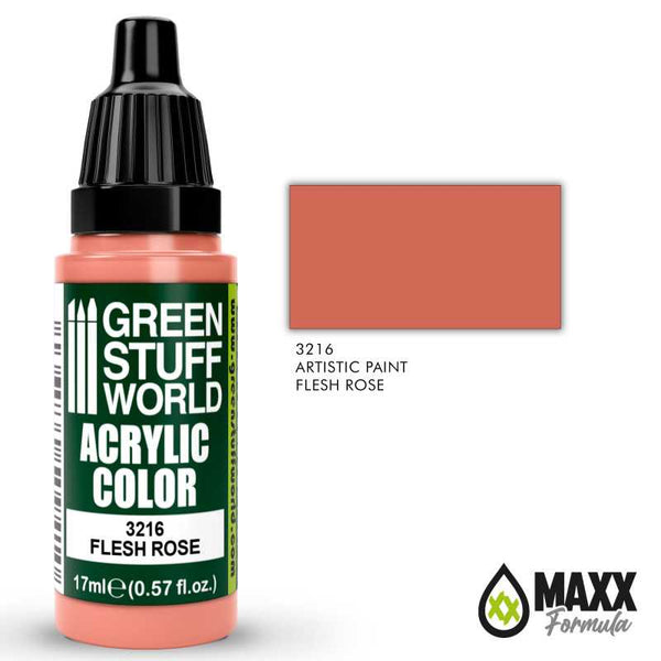 GREEN STUFF WORLD Acrylic Color - Flesh Rose 17ml