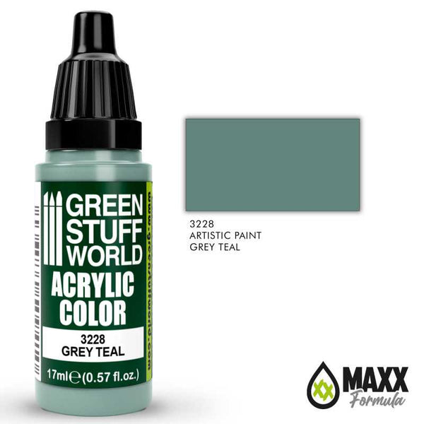 GREEN STUFF WORLD Acrylic Color - Grey Teal 17ml