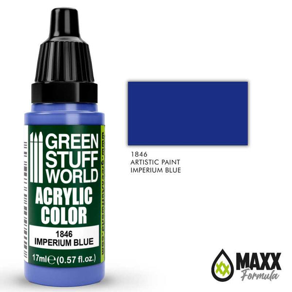 GREEN STUFF WORLD Acrylic Color - Imperium Blue 17ml