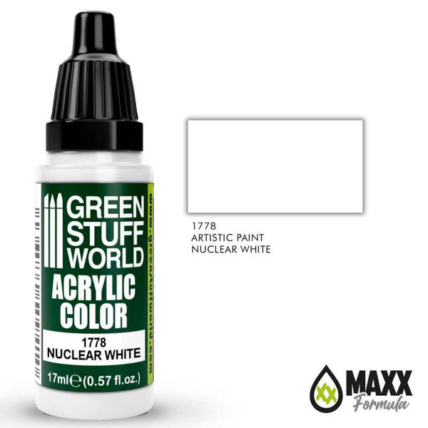 GREEN STUFF WORLD Acrylic Color - Nuclear White 17ml