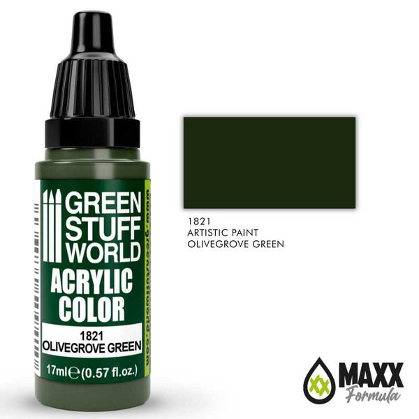 GREEN STUFF WORLD Acrylic Color - Olivegrove Green 17ml