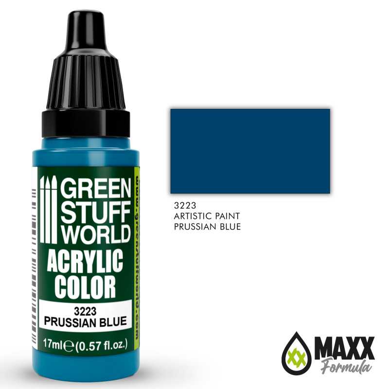 GREEN STUFF WORLD Acrylic Color - Prussian Blue 17ml