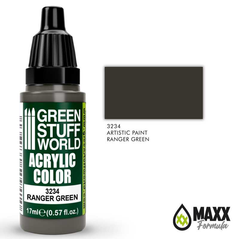 GREEN STUFF WORLD Acrylic Color - Ranger Green 17ml
