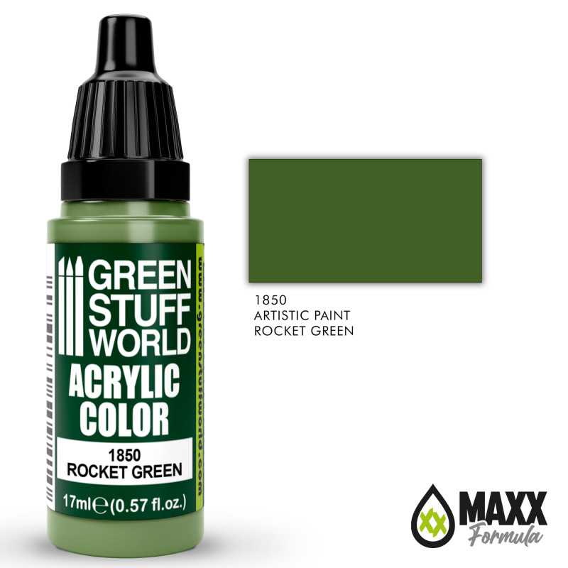 GREEN STUFF WORLD Acrylic Color - Rocket Green 17ml