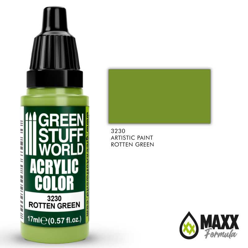 GREEN STUFF WORLD Acrylic Color - Rotten Green 17ml