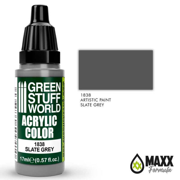 GREEN STUFF WORLD Acrylic Color - Slate Grey 17ml