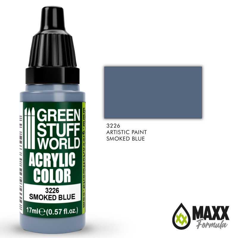 GREEN STUFF WORLD Acrylic Color - Smoked Blue 17ml