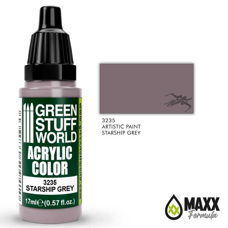 GREEN STUFF WORLD Acrylic Color - Starship Grey 17ml