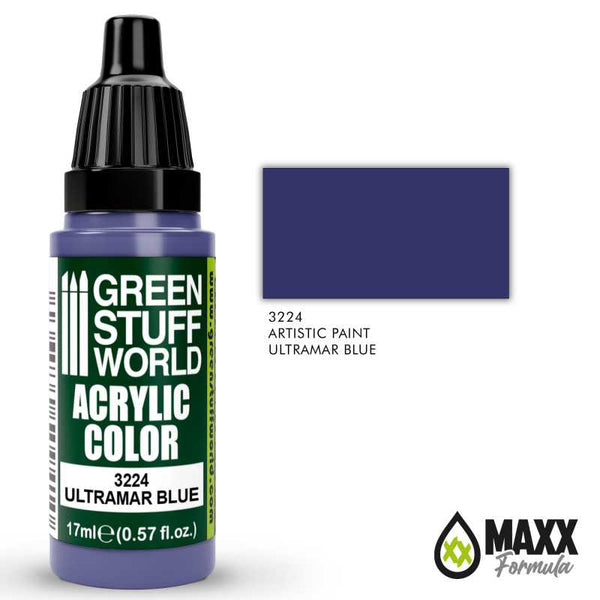 GREEN STUFF WORLD Acrylic Color - Ultramar Blue 17ml