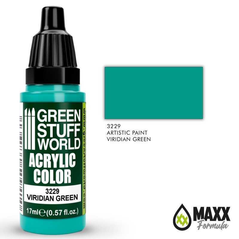 GREEN STUFF WORLD Acrylic Color - Viridian Green 17ml