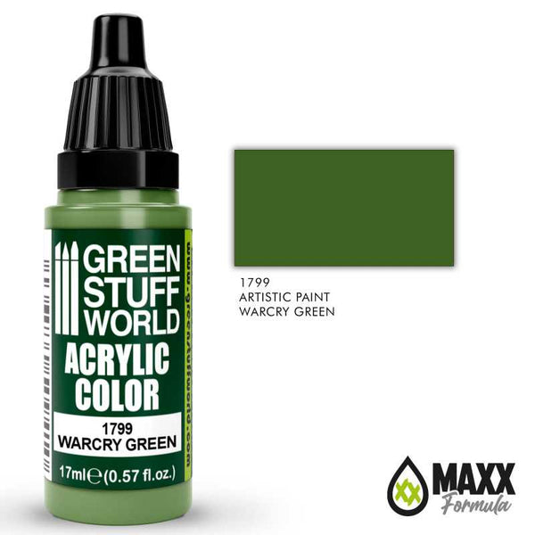 GREEN STUFF WORLD Acrylic Color - Warcry Green 17ml
