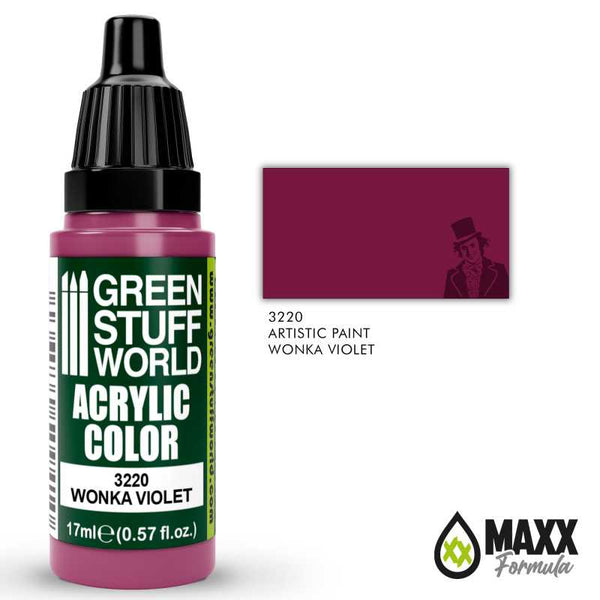 GREEN STUFF WORLD Acrylic Color - Wonka Violet 17ml