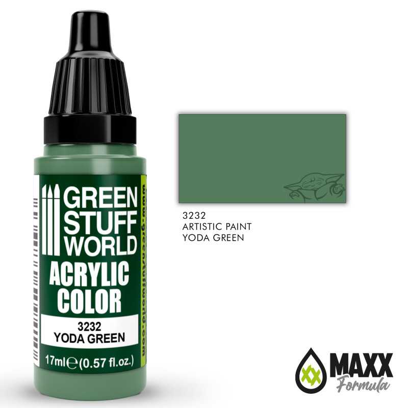 GREEN STUFF WORLD Acrylic Color - Yoda Green 17ml