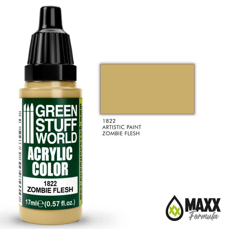 GREEN STUFF WORLD Acrylic Color - Zombie Flesh 17ml