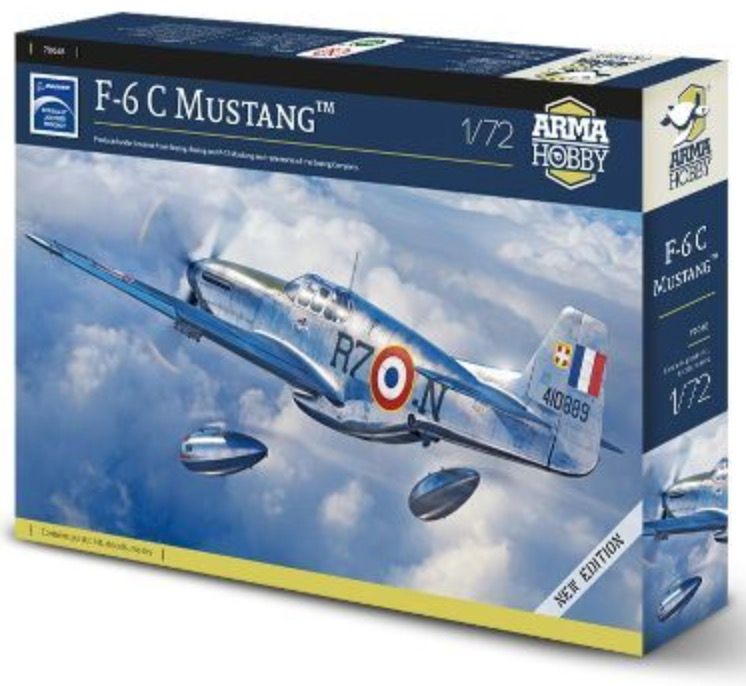 ARMA HOBBY 1/72 F-6 C Mustang Plastic Model Kit
