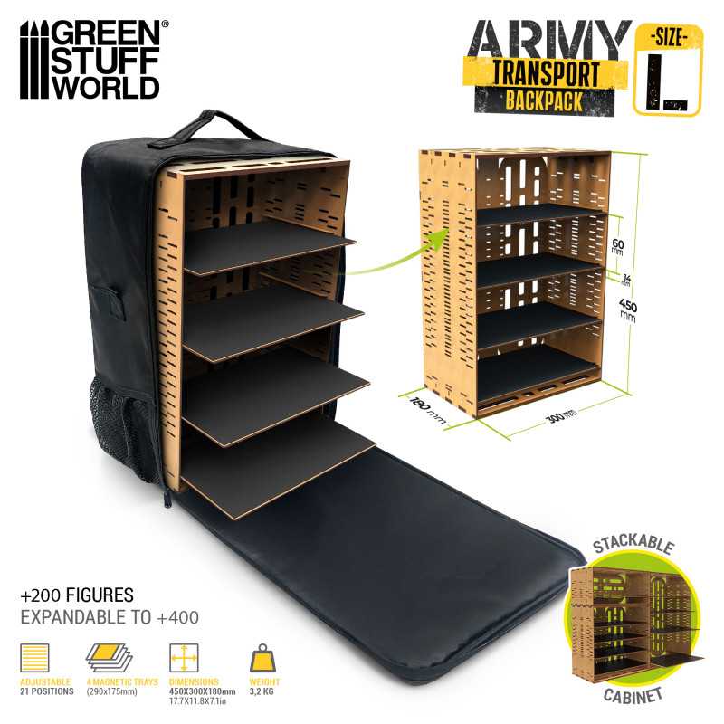 GREEN STUFF WORLD Army Transport Backpack