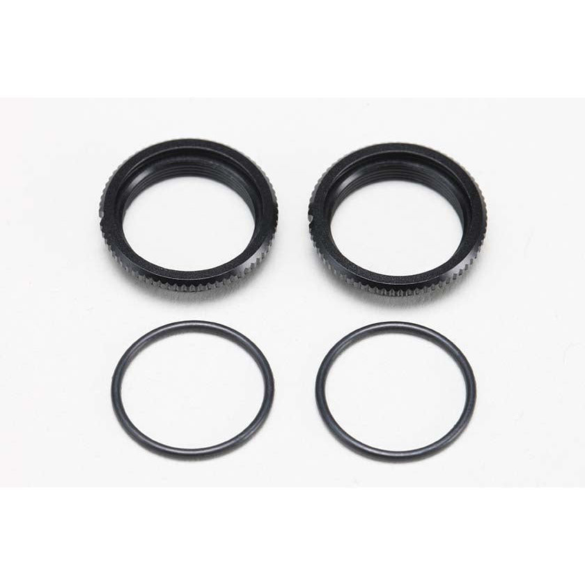 YOKOMO Aluminium Shock Adjust Nut / O-Ring (2 Pieces) for BD12