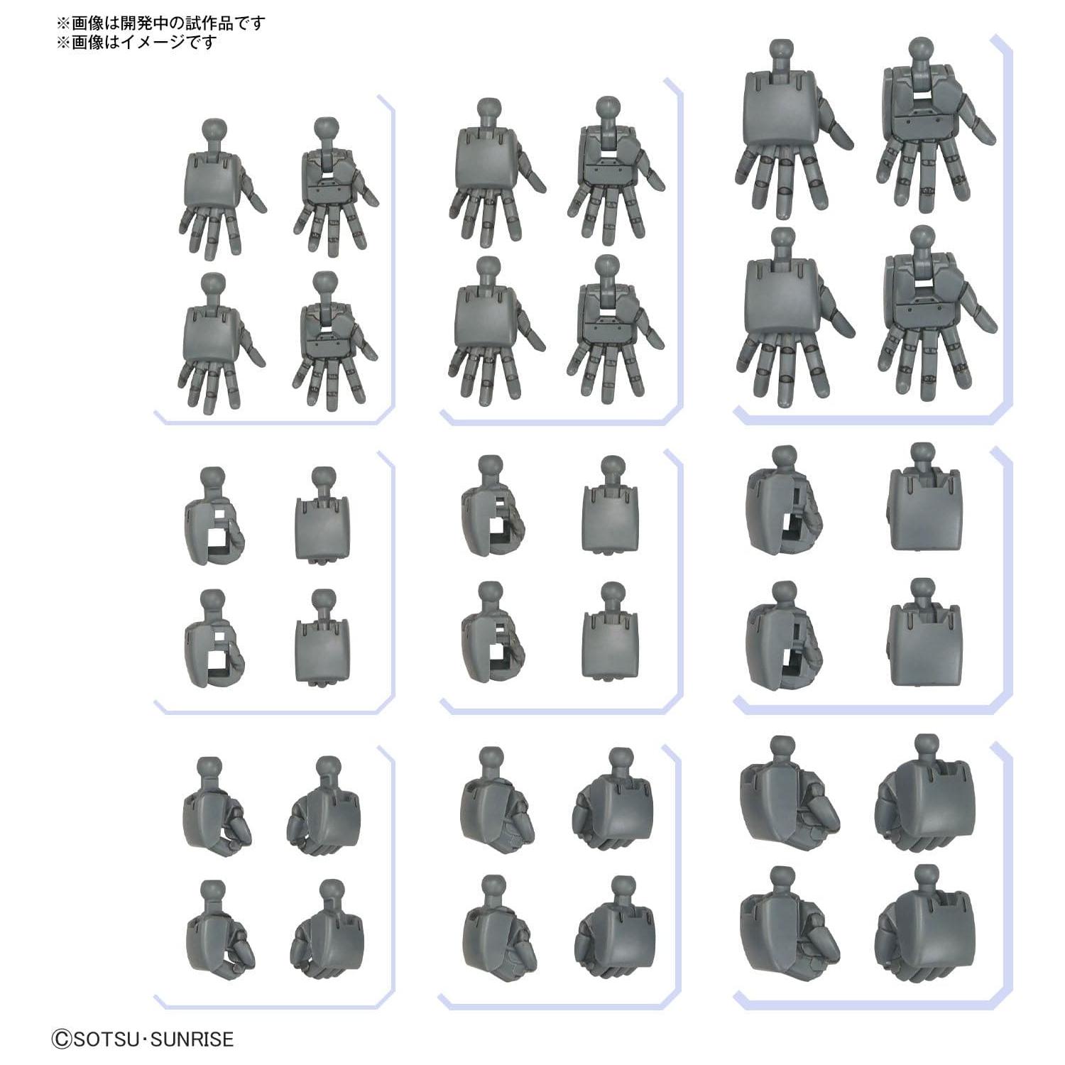 BANDAI Option Parts Set Gunpla 04 (Build Hands Round)