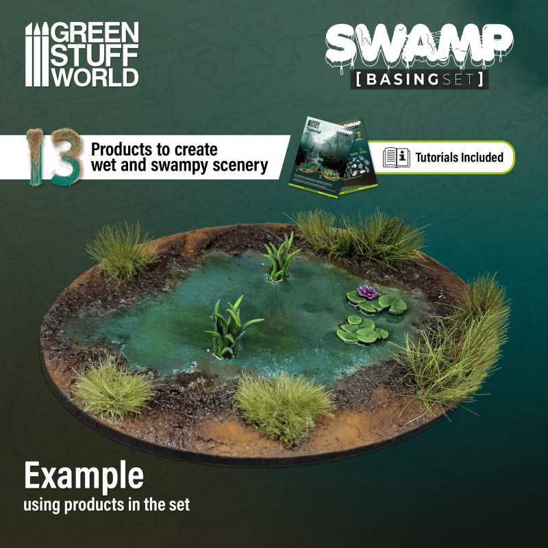 GREEN STUFF WORLD Basing Sets - Swamp