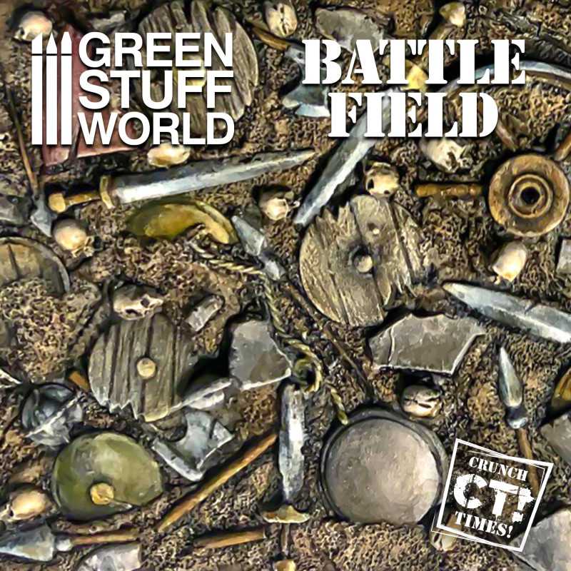 GREEN STUFF WORLD Battlefield Plates - Crunch Times!
