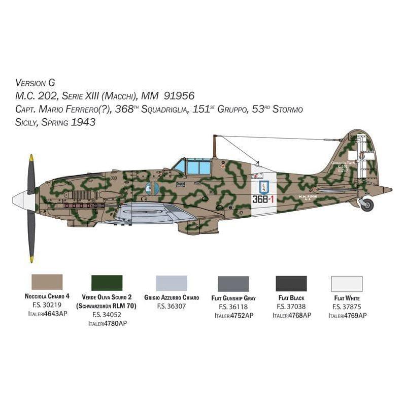 ITALERI 1/32 Macchi MC.202 Folgore