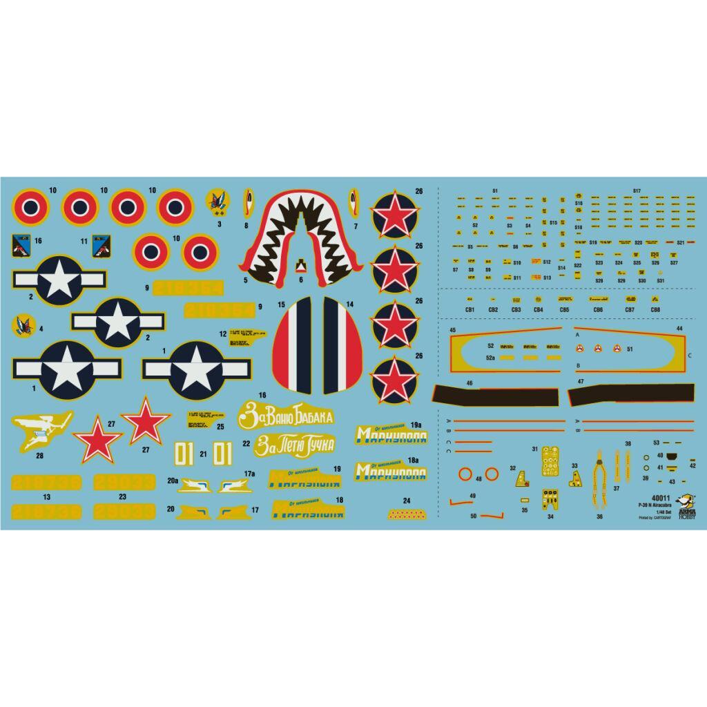 Arma Hobby 1/48 P-39N Airacobra Plastic Model Kit
