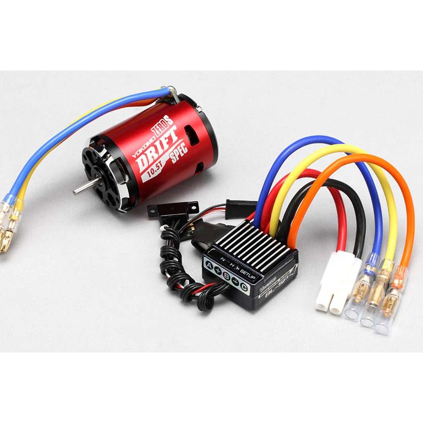 YOKOMO Brushless SP4 ESC/S105D Motor(Red)