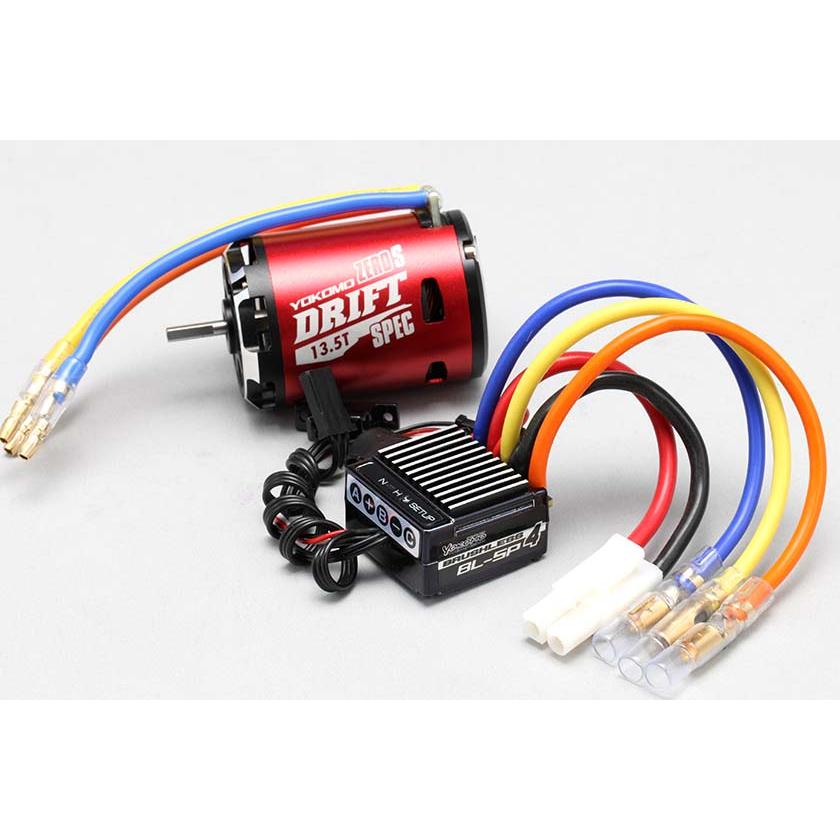 YOKOMO Brushless SP4 ESC/S135D Motor(Red)