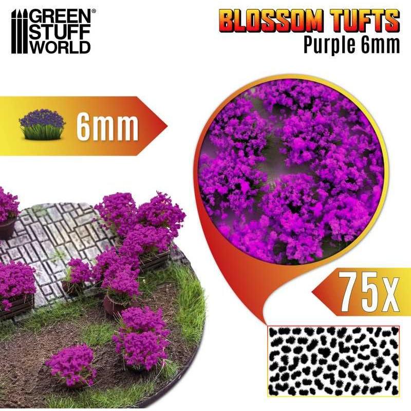 GREEN STUFF WORLD BLOSSOM TUFT - PURPLE