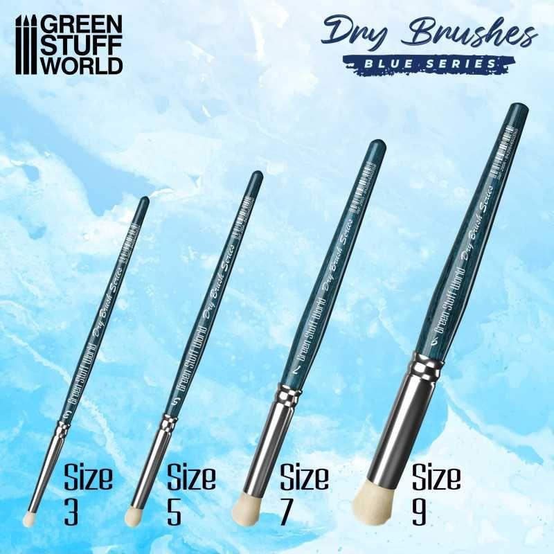 GREEN STUFF WORLD Blue Series Dry Brush - Size 3