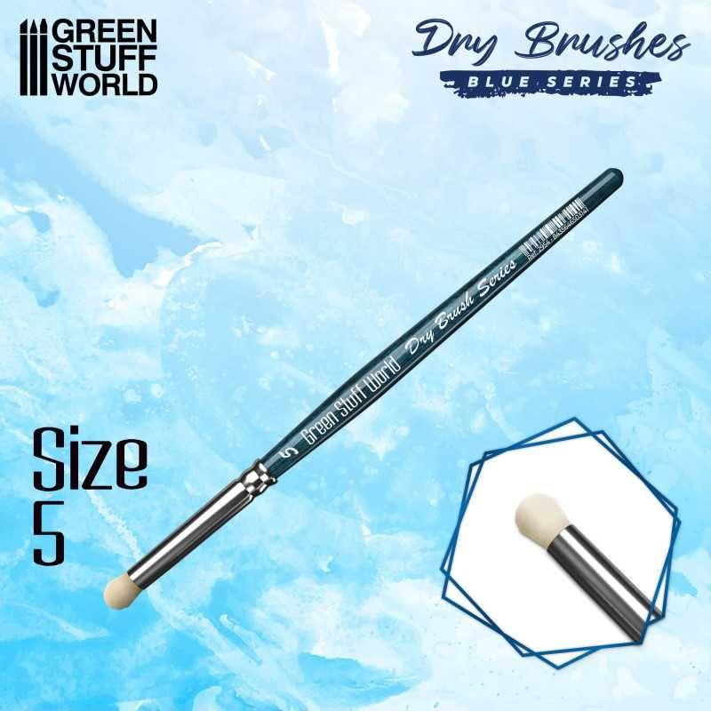 GREEN STUFF WORLD Blue Series Dry Brush - Size 5