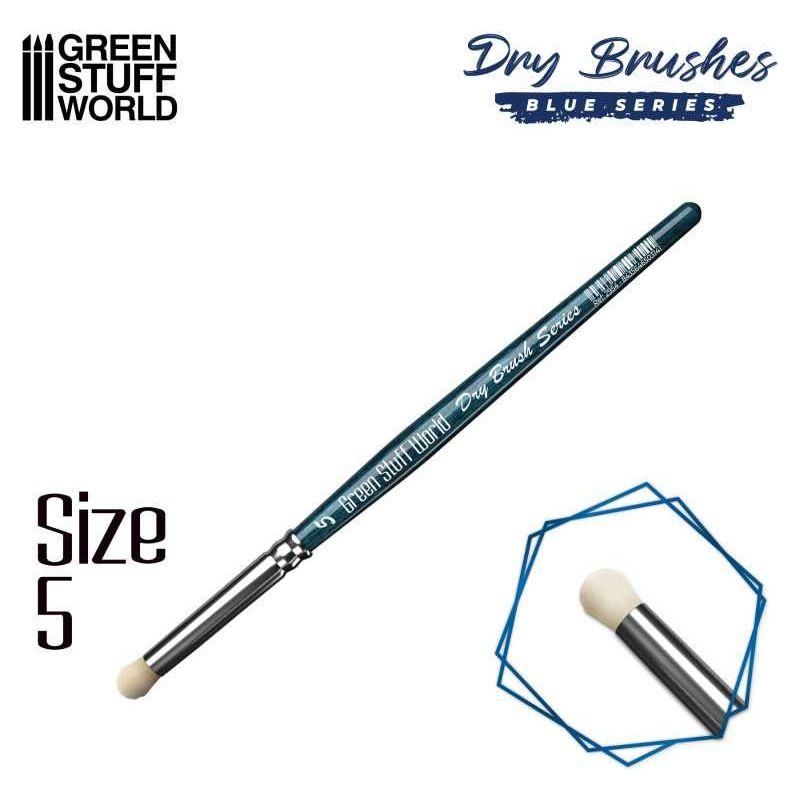 GREEN STUFF WORLD Blue Series Dry Brush - Size 5