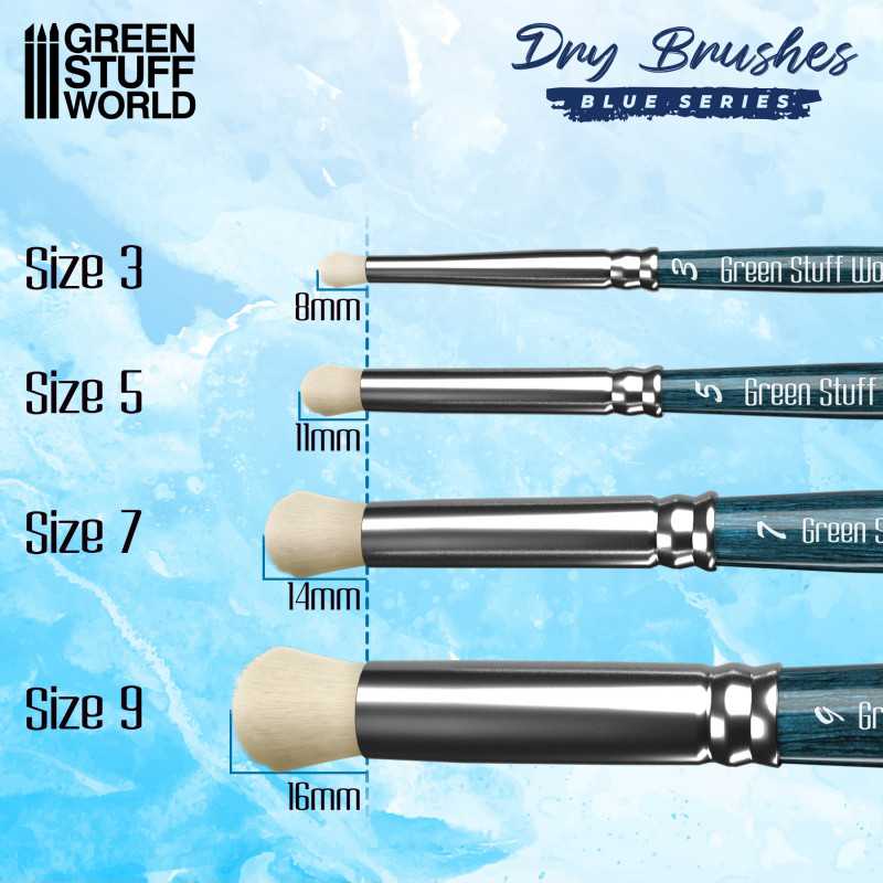 GREEN STUFF WORLD Blue Series Dry Brush - Size 5