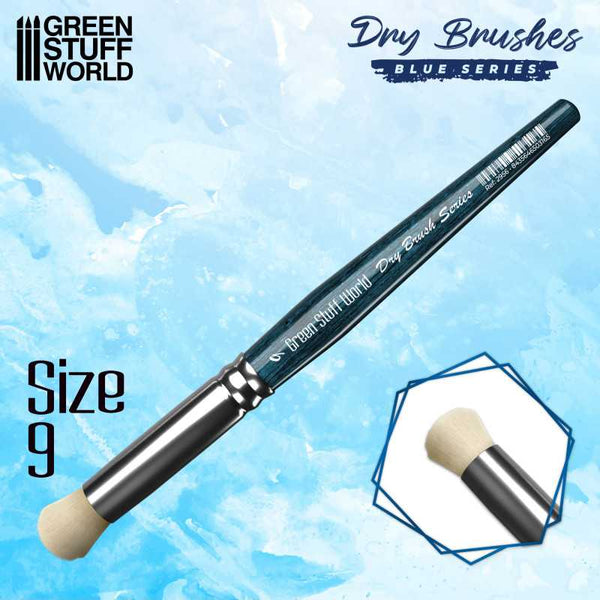 GREEN STUFF WORLD Blue Series Dry Brush - Size 9
