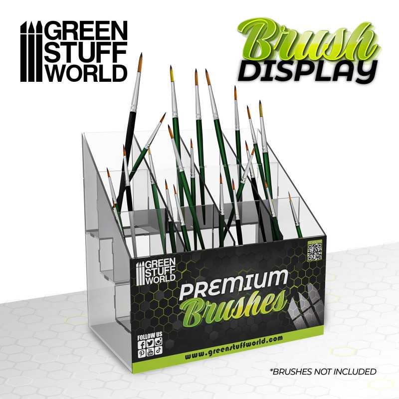 GREEN STUFF WORLD Brush Display Rack - LARGE