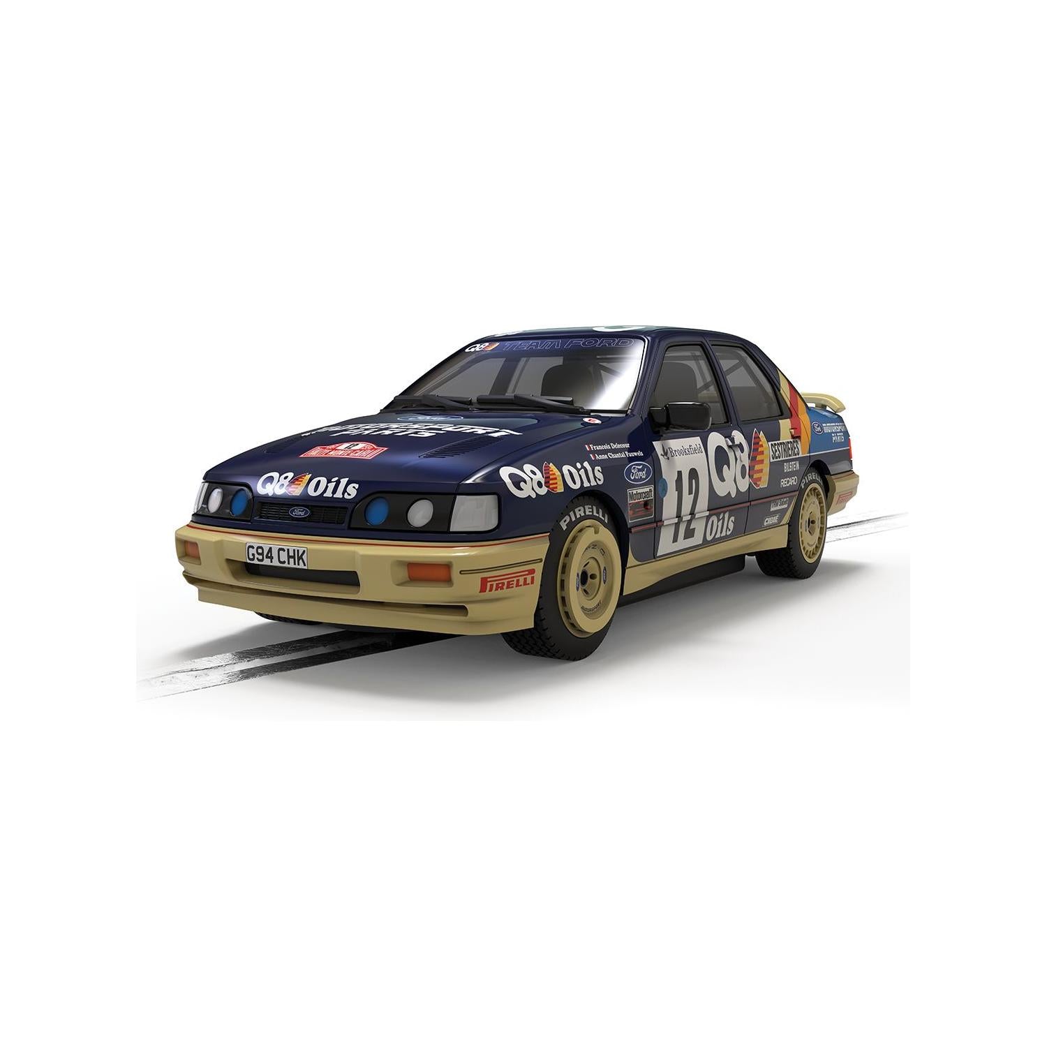 Scalextric Ford Sierra Sapphire Cosworth -1991 Monte Carlo Rally - Francois Delecour