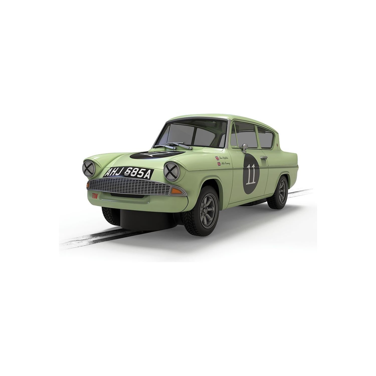 Scalextric Ford Anglia 105e - Theo Paphitis