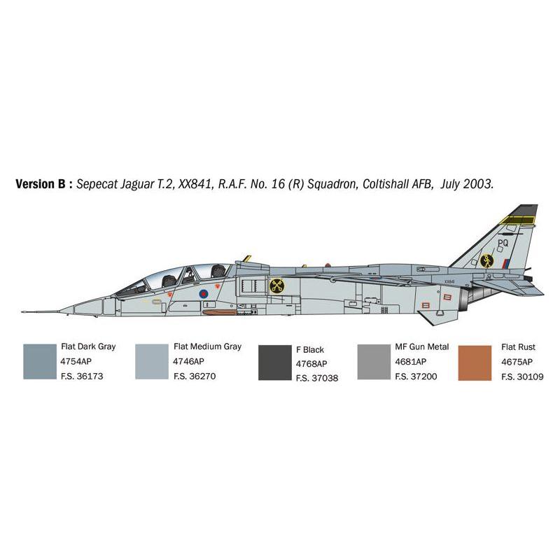 ITALERI 1/72 Jaguar T.2 R.A.F. Trainer