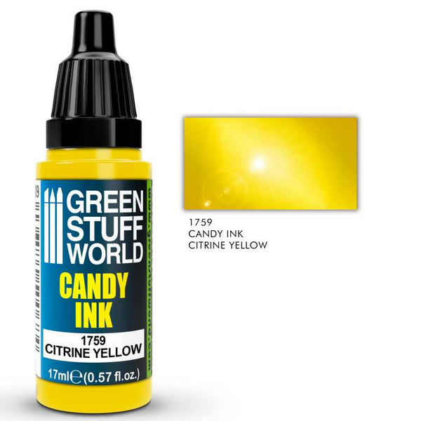 GREEN STUFF WORLD Candy Ink Citrine Yellow 17ml