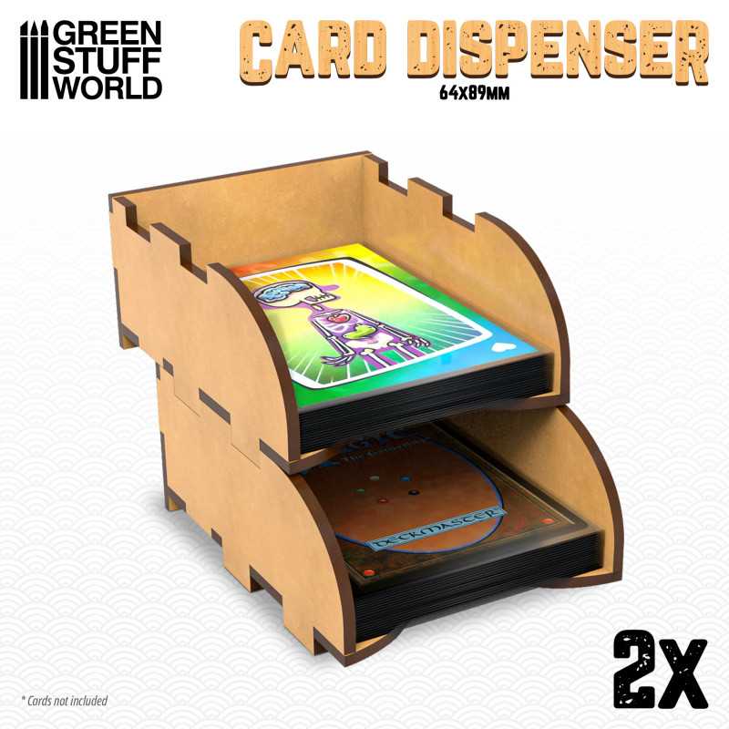 GREEN STUFF WORLD Card Deck Holder - 98x75mm