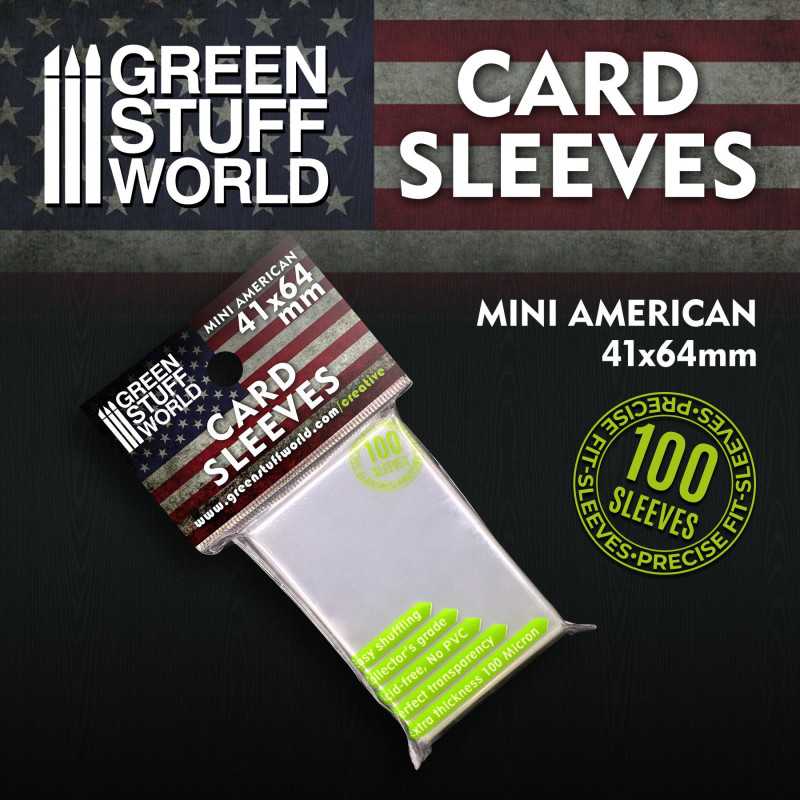GREEN STUFF WORLD Card Sleeves - Mini American 41x64mm