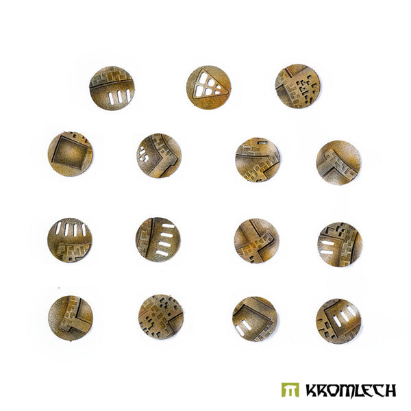 KROMLECH Caste Enclaves 25mm Round Base Toppers