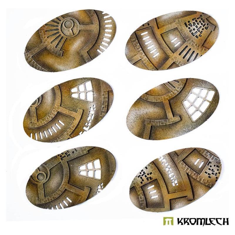 KROMLECH Caste Enclaves 90x52mm Oval Base Toppers