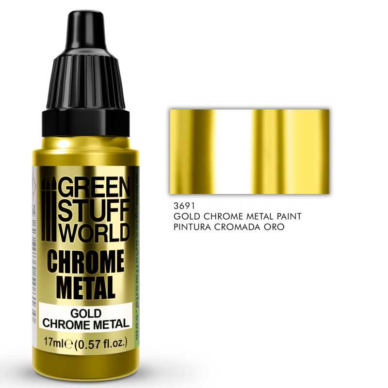 GREEN STUFF WORLD Chrome Metal - Gold 17ml