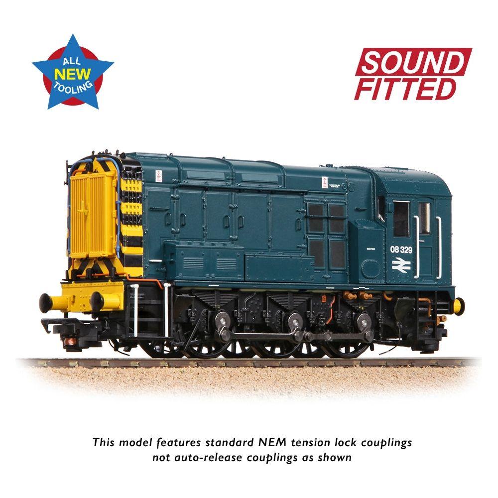 BRANCHLINE Class 08 08329 BR Blue (Wasp Stripes)