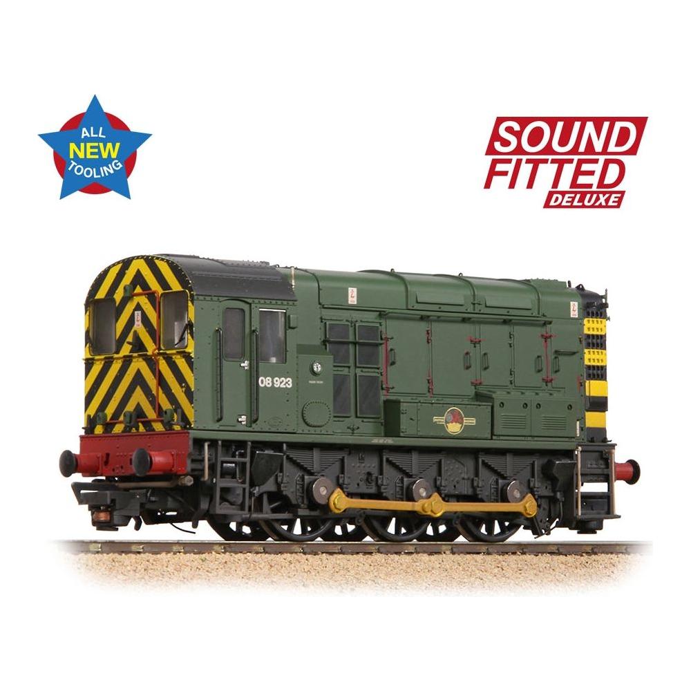 BRANCHLINE Class 08 08923 BR Green (Wasp Stripes) [W]