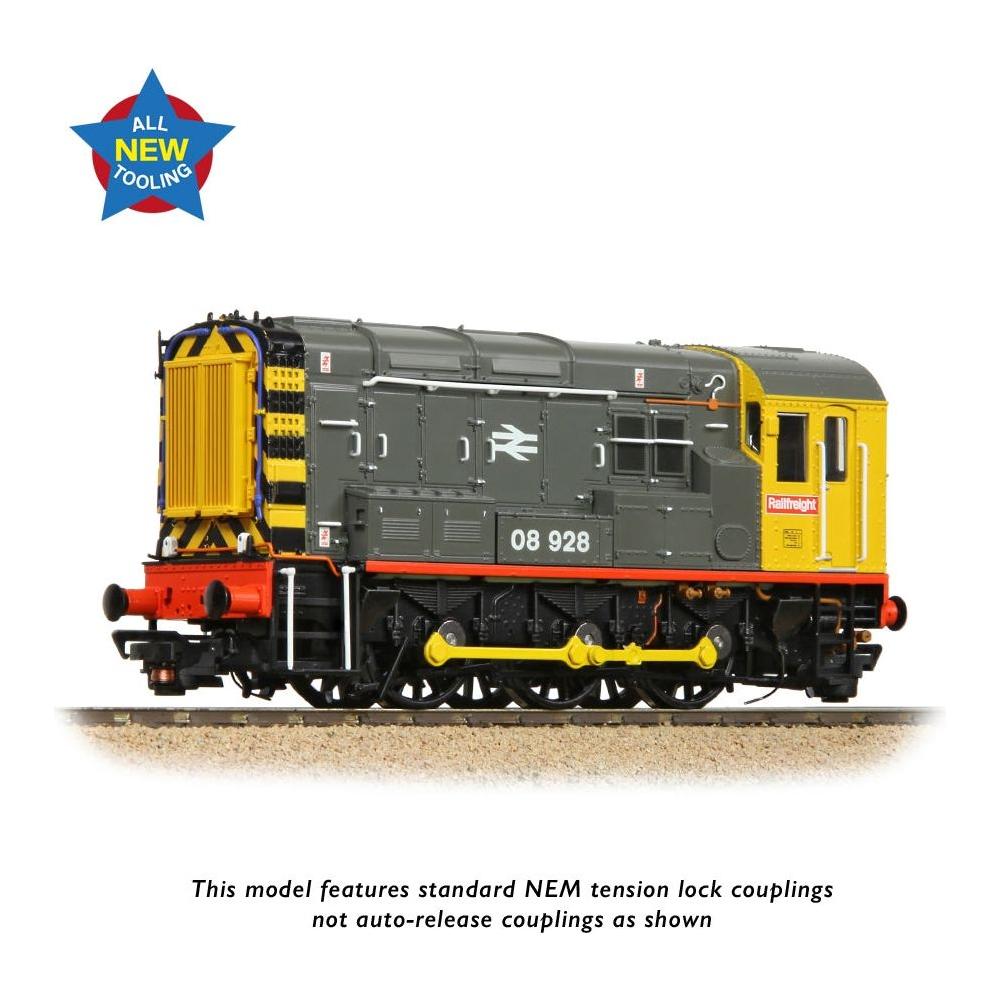 BRANCHLINE Class 08 08928 BR Railfreight (Red Stripe)