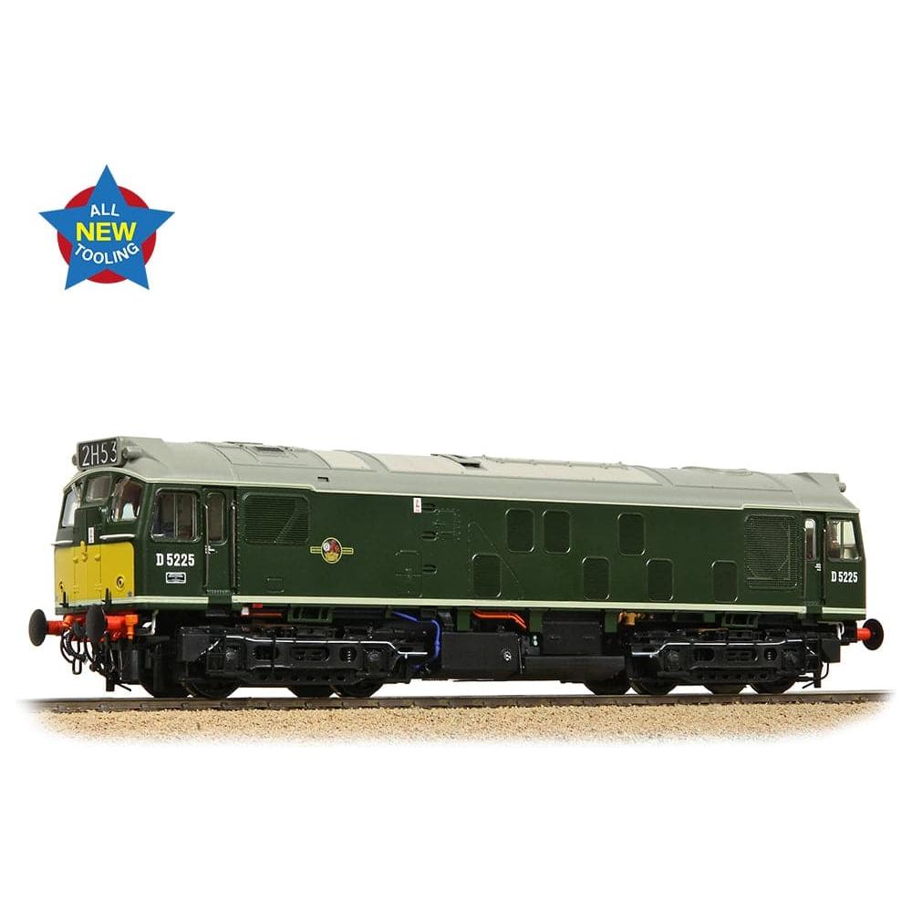 BRANCHLINE Class 25/1 D5225 BR Green (Small Yellow Panels)